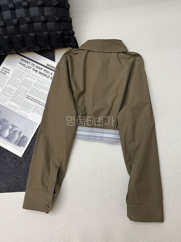 로에베 셔츠 코튼 크롭 셔츠 상품 이미지 8
